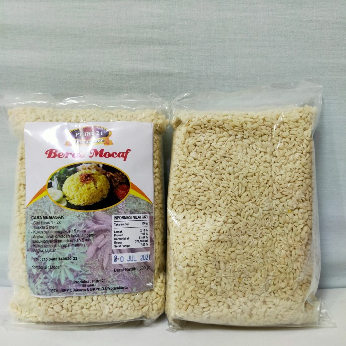 

978Eq010W Beras Putih - Beras Analog Mocaf - 500 Gr WQ2