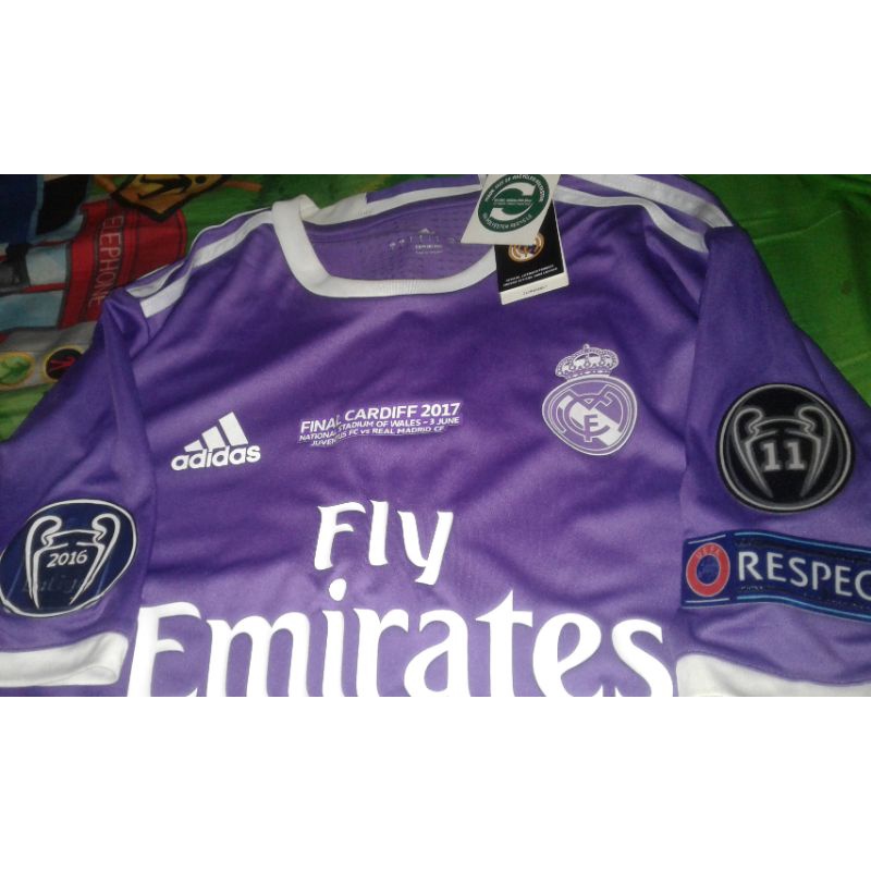 Jersey Real Madrid away 2016/17 Final Cardiff Nns Isco
