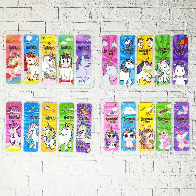 1 SET 100PCS STICKY NOTES PLASTIK MOTIF / STICKY NOTES / PEMBATAS BUKU BTS