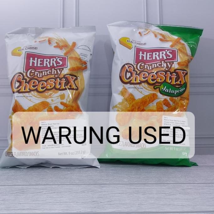 

Herrs Herr's Crunchy cheese Stix Snack USA 250gr | Jalapeno