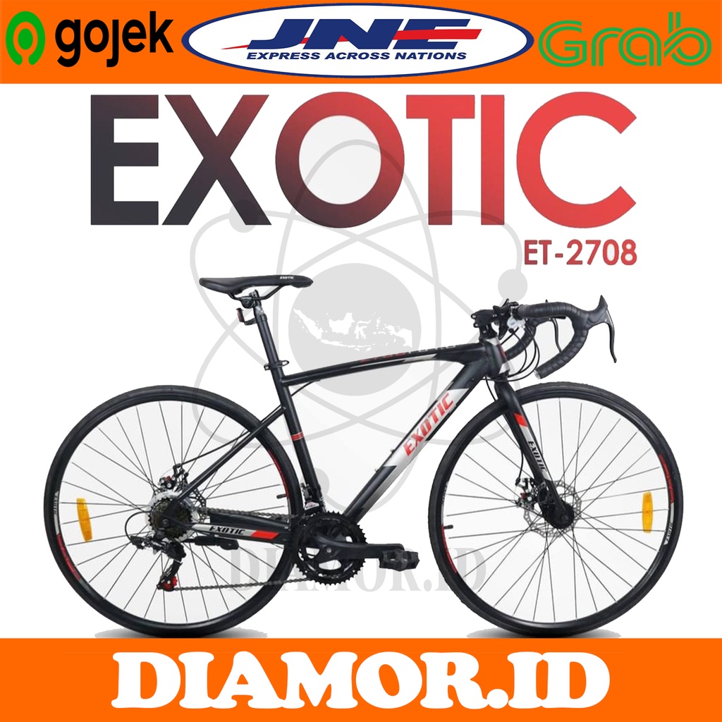 Sepeda Balap Roadbike 700C EXOTIC 2708 FS 1.0 Shimano 2x7 Speed