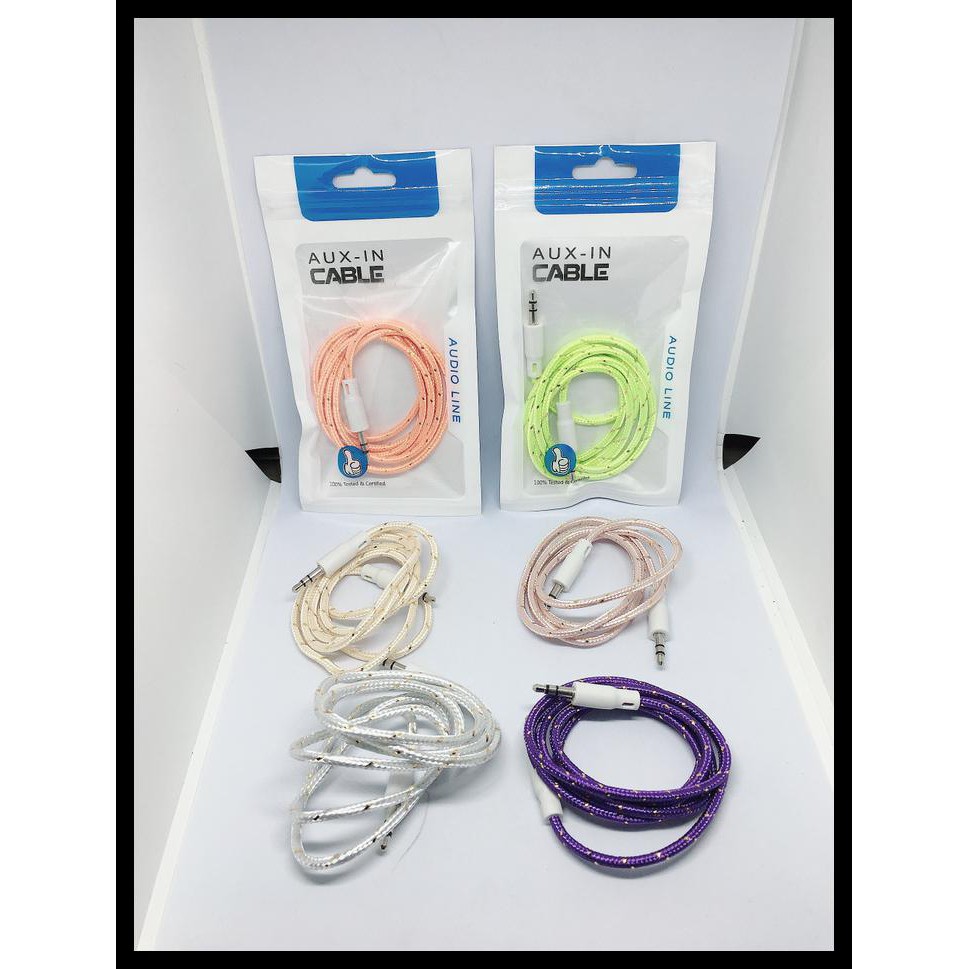 Kabel Aux Kabel Speaker Aktif 1X1 Transparan Kabel Audio