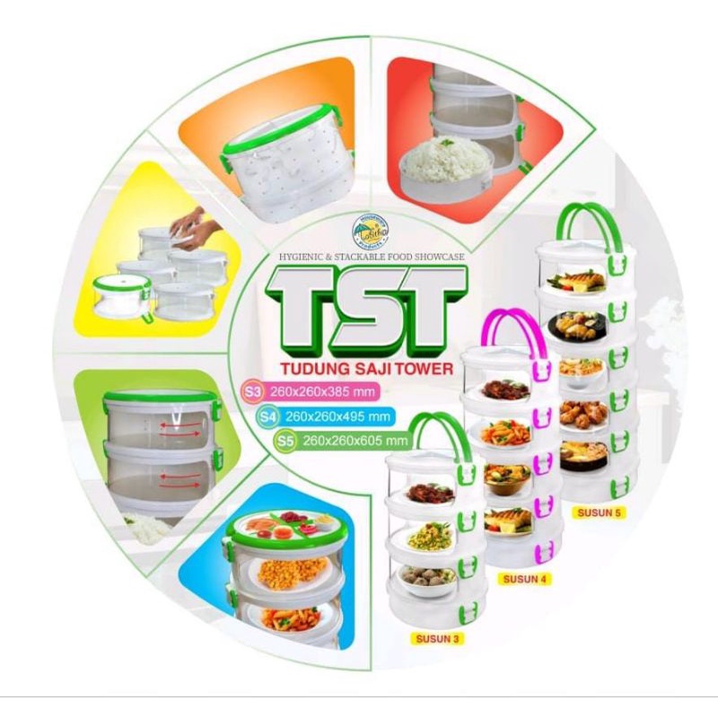rantang makanan / tempat makanan 4 susun