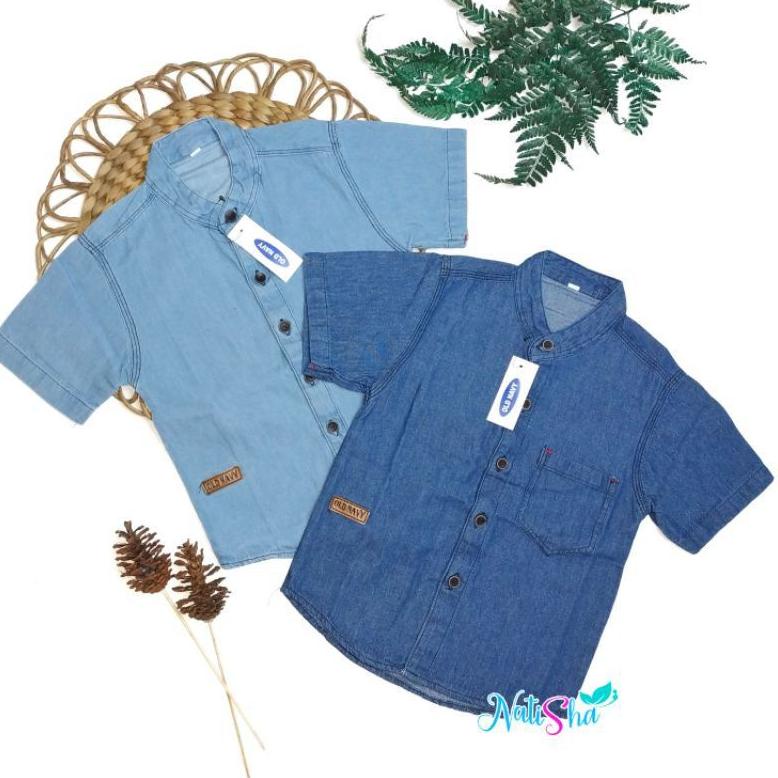 Kemeja Jeans Anak Laki Laki Umur 2-8 Tahun [RGT.27Jn22ᵀ]