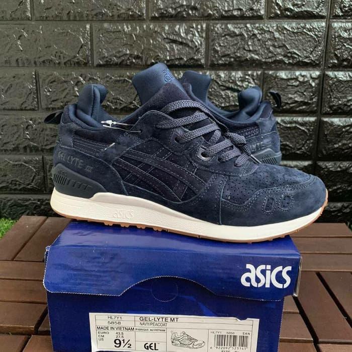 SEPATU ASICS GEL LYTE III MT NAVY GUM 