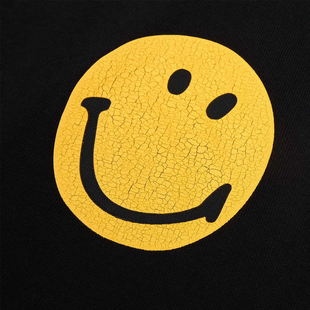 Kapital Cracked Smiley Face Pants Black