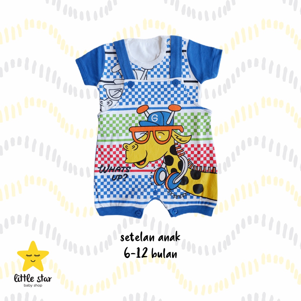 Setelan Celana Monyet Anak | Jumpsuit Bayi | Jumper Anak Cowok | Set Baju