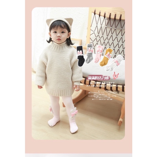 BABY K2 - Legging Baby / Anak Motif Bunny Pita Cutes