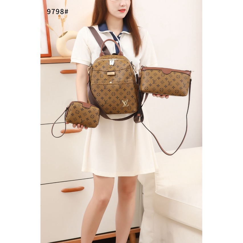 LV 3in1  Backpack Shoulder Bag 9798