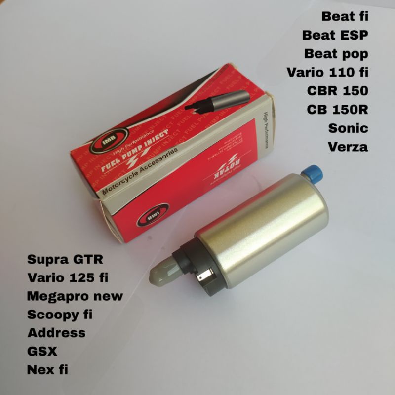 DINAMO FUEL PUMP ROTAK ROTAX RACING IMB BEAT FI SCOOPY FI CBR 150 MEGAPRO NEW SONIC VARIO 125 fi