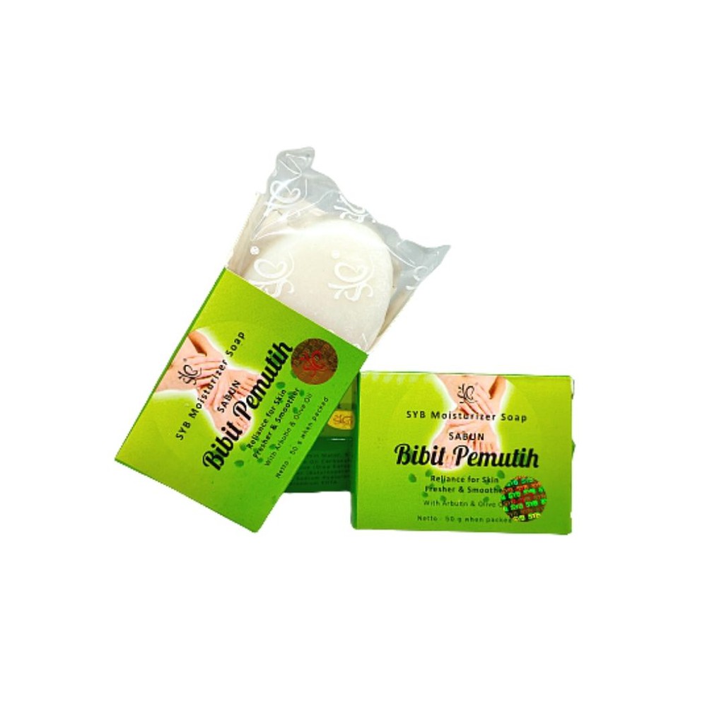 SYB SABUN BIBIT PEMUTIH MOISTURIZER SOAP SABUN PEMUTIH BADAN PERMANEN WHITENING SOAP ORIGINAL BPOM