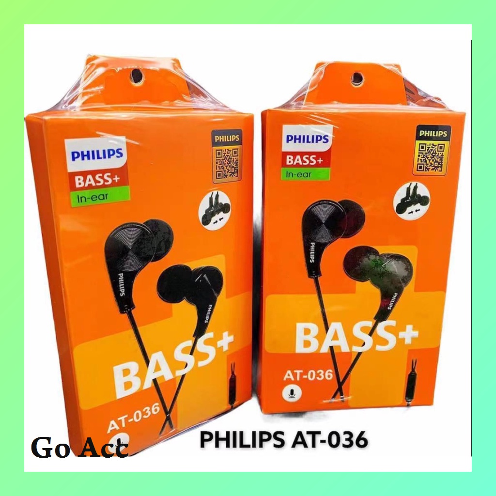 Headset Philips earphone music play MP3