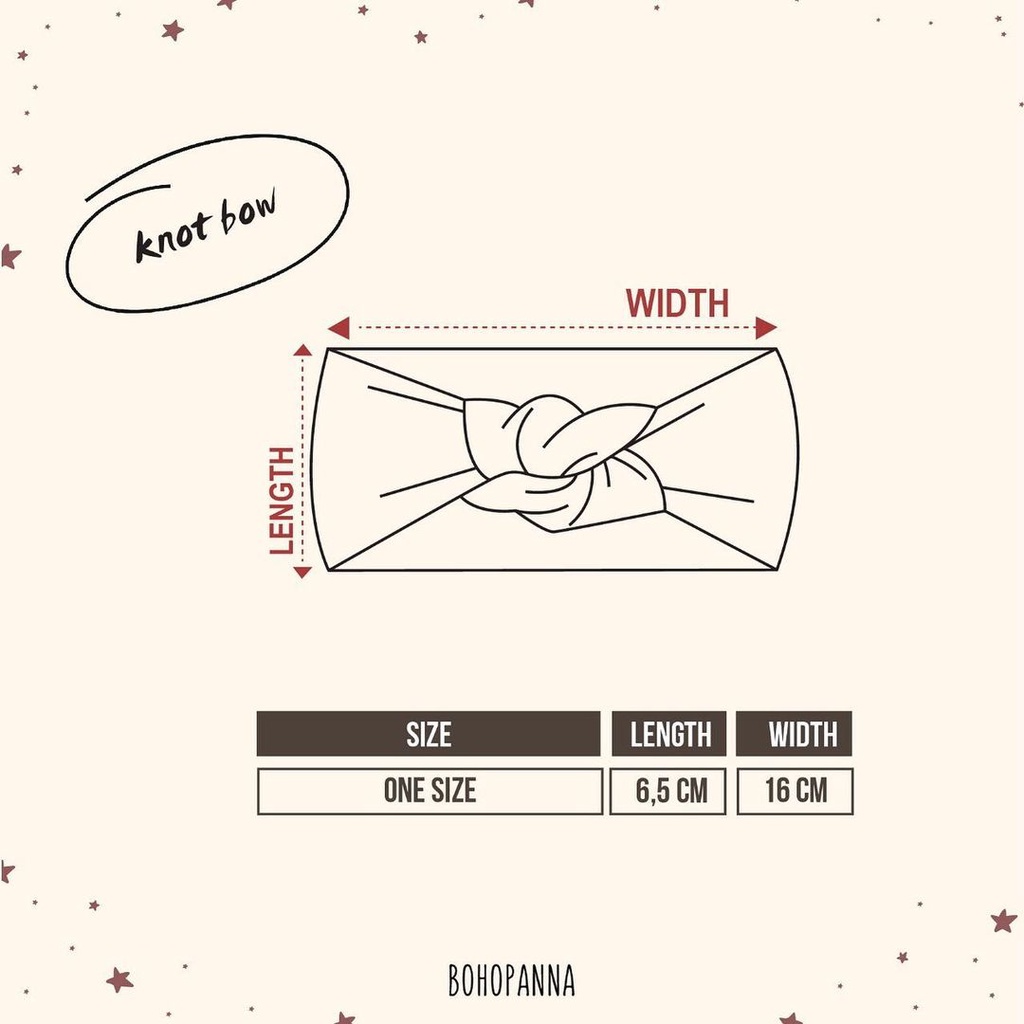 BOHOPANNA KNOT BOW - PITA BAYI