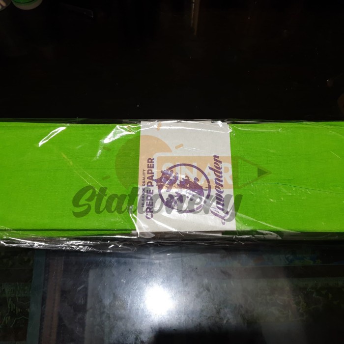 

Murah Kertas Krep Lembaran Lavender Hijau Muda 701/2 1Pak Isi 25Pc Limited