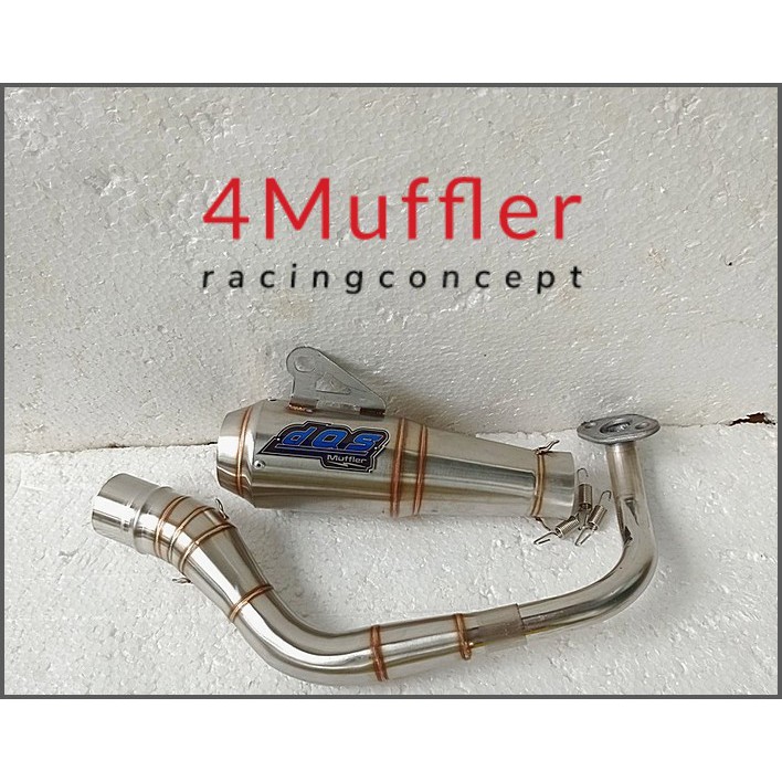 Knalpot Dos Nmax Racing / Knalpot Nmax New / Knalpot Nmax Old / Knalpot Nmax Ngebas Suara Adem