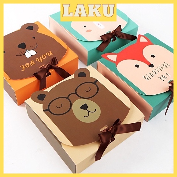 

LAKU KOTAK KADO LUCU PITA / GIFT BOX / HAMPERS UNIK KARAKTER