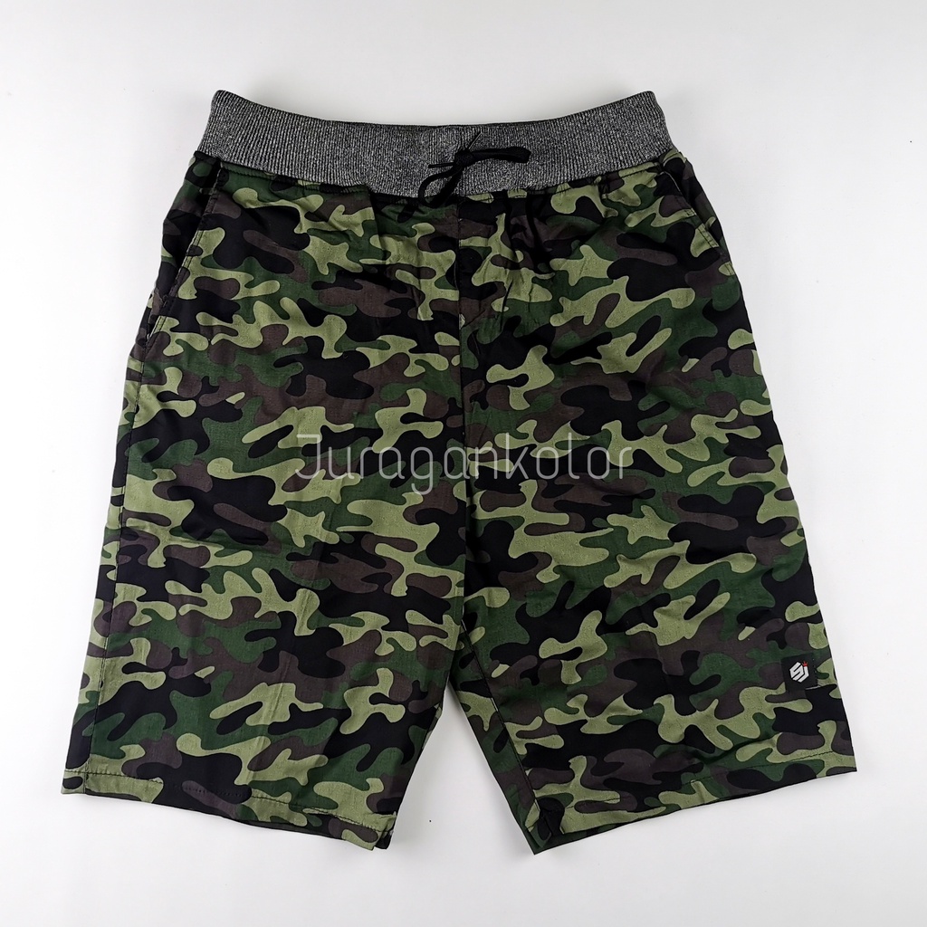 Celana Pendek Pria Surfing Pantai Distro Rib Motif Loreng