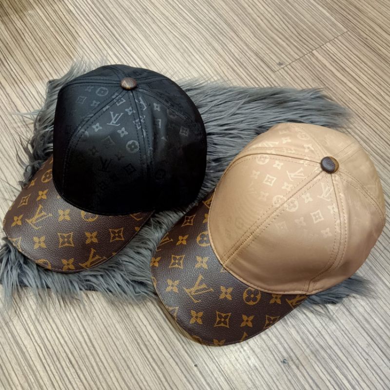 topi lv monogram baseball topi impor unisex