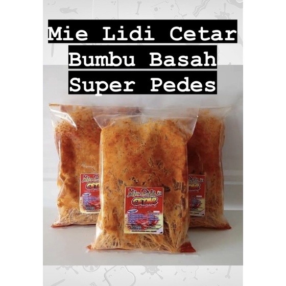 

Mie Lidi Cetar Bumbu basah (Remukan 250gr)