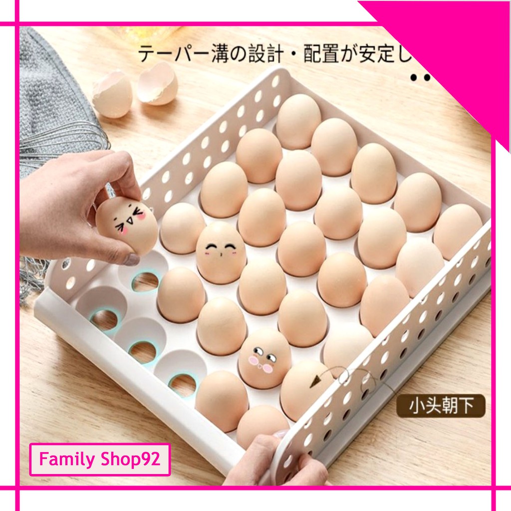 Rak Tempat Penyimpanan 2 Susun Telur Kotak Telur Box Telur Plastik Rak Telur 2 Tingkat HX5132