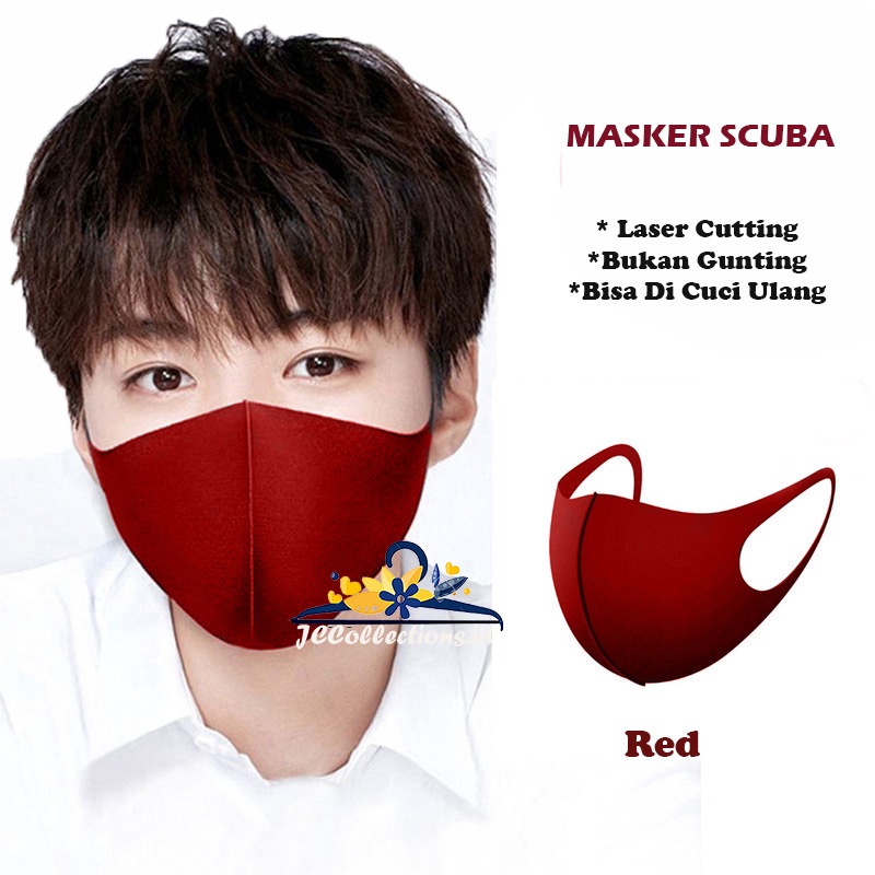 Masker Scuba Per Satuan / Masker Non Medis - JCCollections