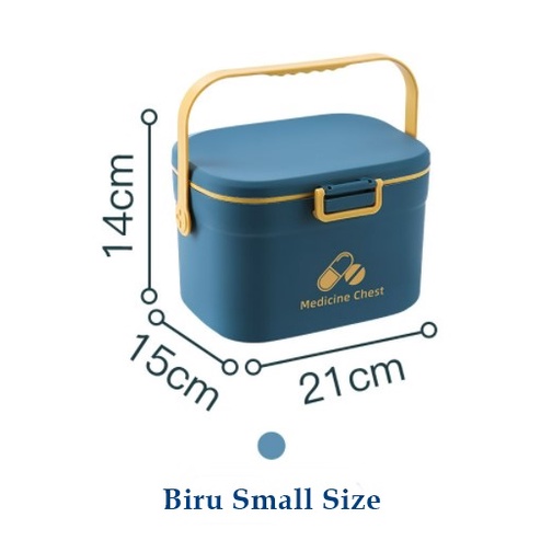 HomiHomi Kotak Obat Tempat Penyimpanan P3K First Aid Medicine Box Organizer - KO003