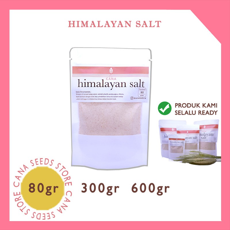 

Himalayan Pink Salt 80gram Garam Himalaya Organik