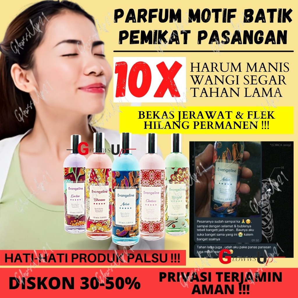 PARFUM EVANGELINE BATIK SERIES NETTO 100ML - PARFUM WANITA