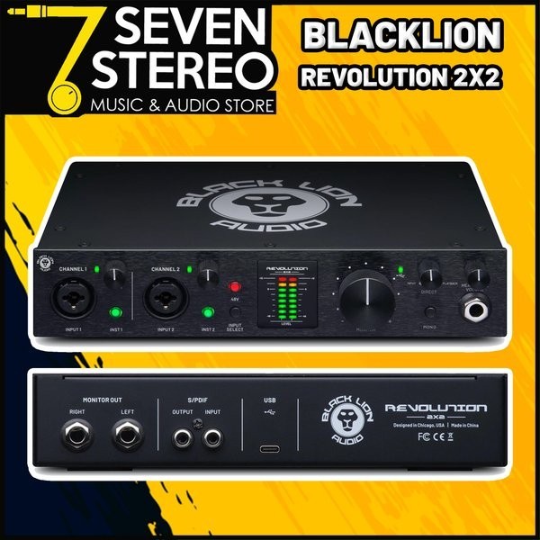 Black Lion Audio Revolution 2x2 Soundcard Recording