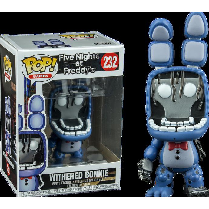 fnaf funko pop withered bonnie