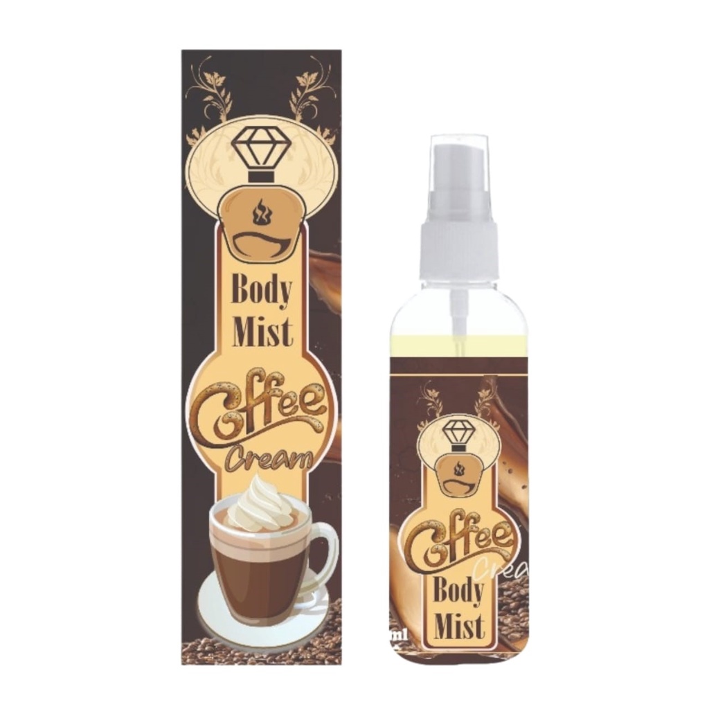 GEN - [BPOM] Parfum Body Mist Coffee Cream 100ml Premium / Parfum Coffee Cream 100ml / Parfum Unisex Wangi Tahan Lama