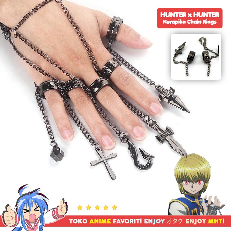 Merchandise Anime Hunter X Hunter : Kurapika Chain Rings / Rantai Cincin - myhobbytown