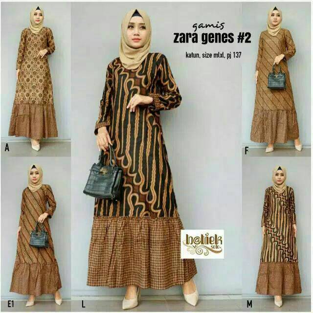 GAMIS BATIK MANGGAR, PADI,SEKAR,CANTIK,KUBIS,KIPAS,DAUN,KUPU,NADINE,GENDIS