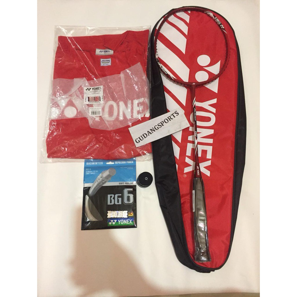 PAKET LENGKAP - Raket Badminton Yonex Arcsaber Light 15i Original