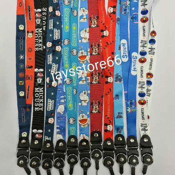 Tali Gantungan HP Handphone Kunci Kartu Seri CARTOON STRAP