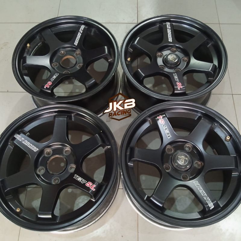 VELG SECOND TE37 R16 PCD 5X114 LEBAR 7 ET 35