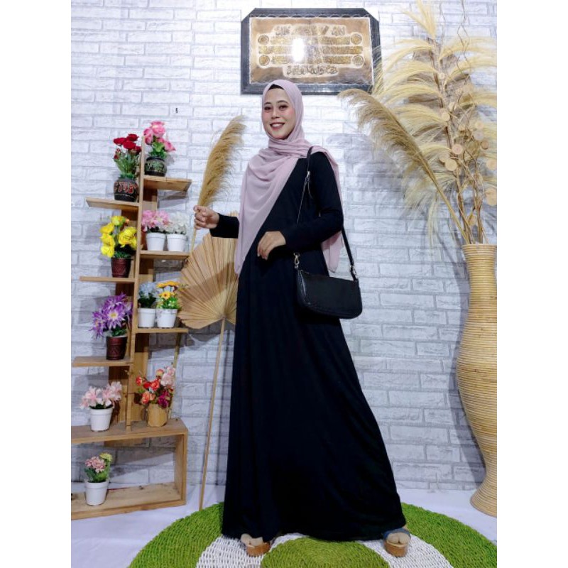 NEW GAMIS QL ZURIAH FREE SIZE //MATT KATUN SPANDEK IMPORT //FASHION MUSLIM