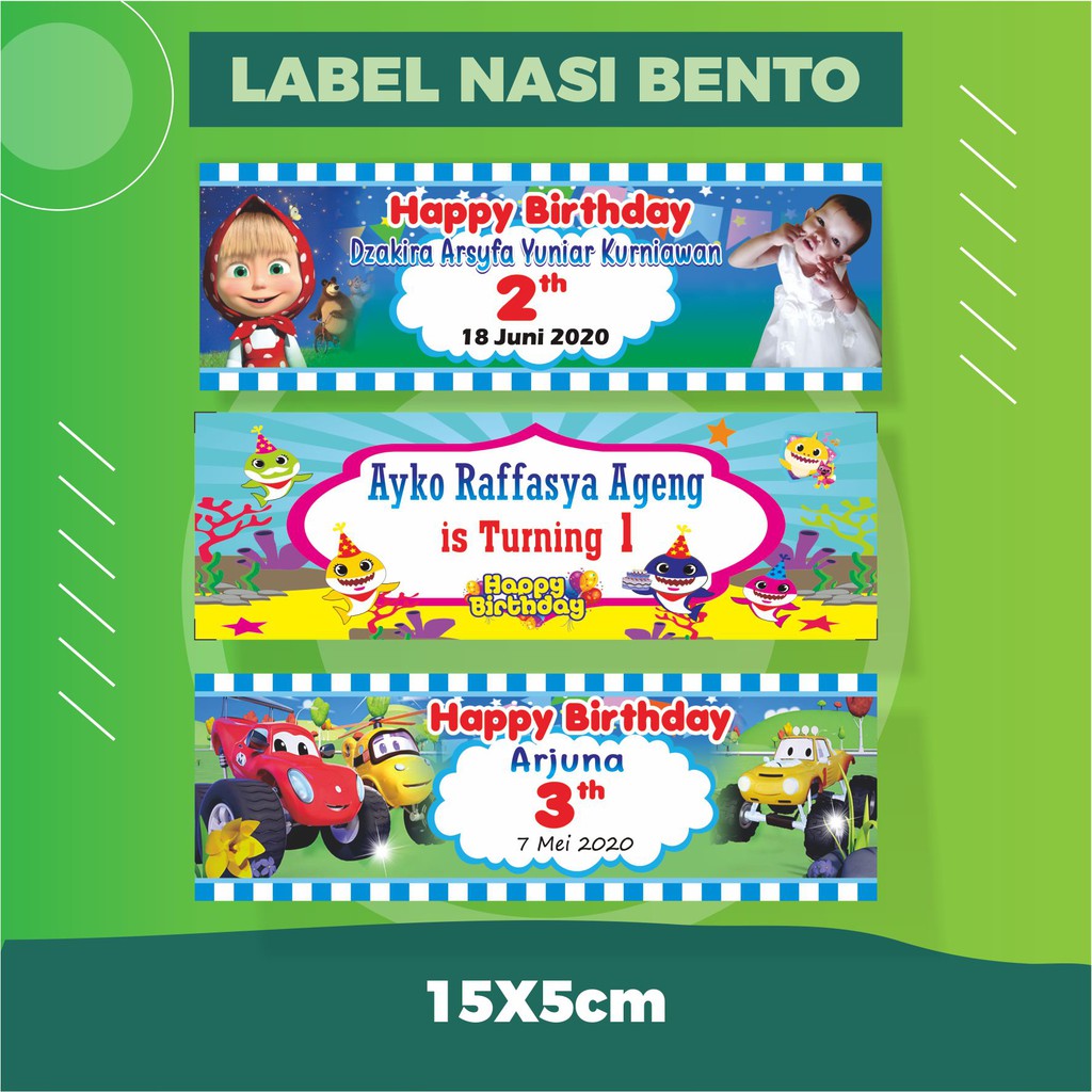 

Label nasi bento