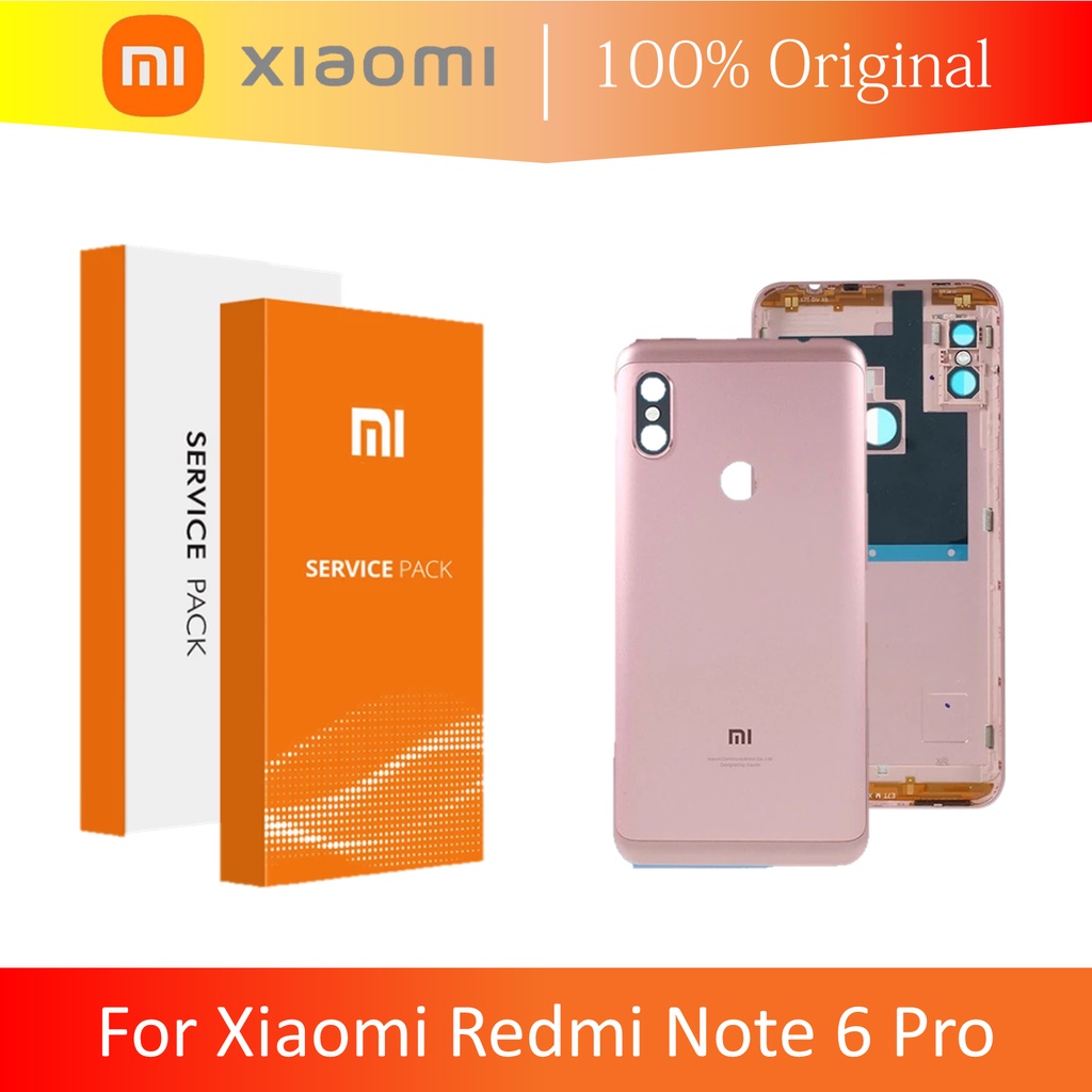 BACKDOOR BACK COVER CASING XIAOMI REDMI NOTE 6 PRO ORIGINAL