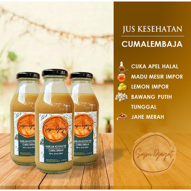 

Jus bawang putih tunggal (cumalembaja) merk SAPU DJAGAT