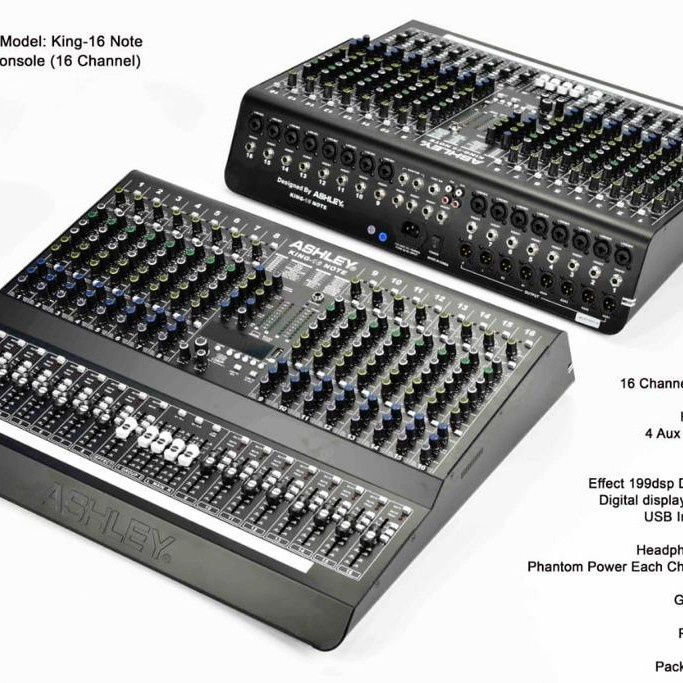 MIXER ASHLEY KING 16 NOTE KING 16 NOTE KING 16 NOTE ORIGINAL