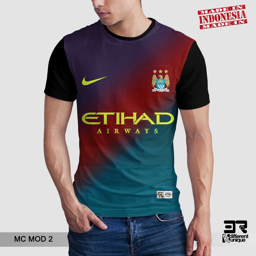 [ COD ] KAOS PRINTING GAMBAR TEAM SEPAKBOLA MANCHESTER CITY MC MOD2- BAJU SEPAK BOLA DISTRO ORIGINAL