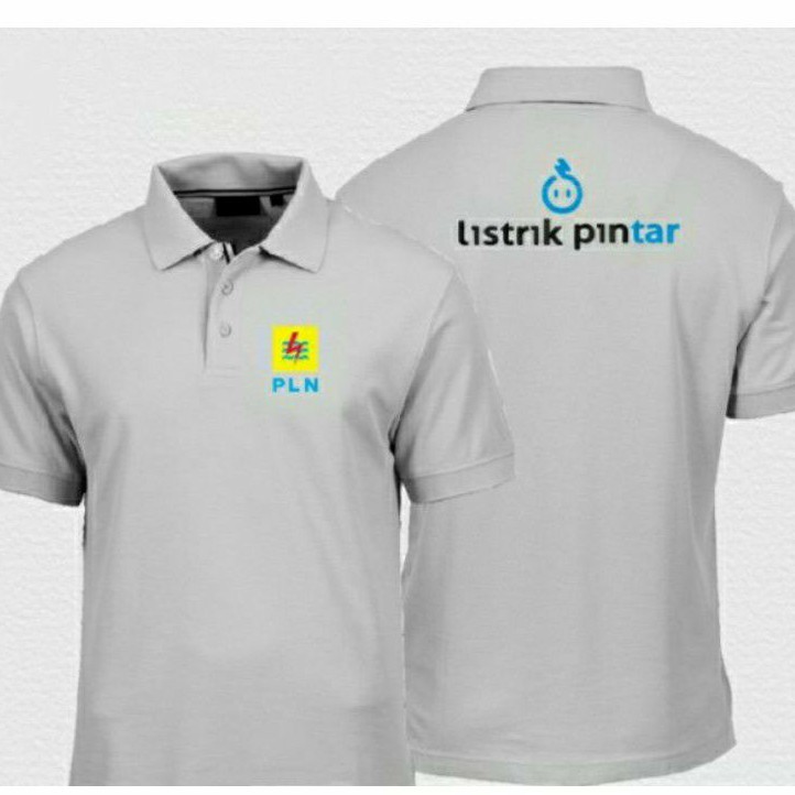 Kaos PLN listrik pintar Kaos listrik pintar baju PLN seragam PLN baju kerja PLN kaos kerah PLN kaos 