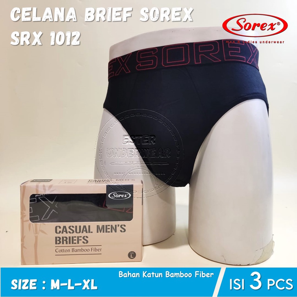 Sorex Celana Dalam Pria SRX 1012 ISI 3Pcs/Pack