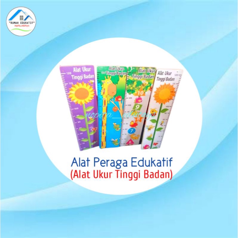 Alat Ukur Tinggi Badan Untuk Ukuran Anak Bergambar
