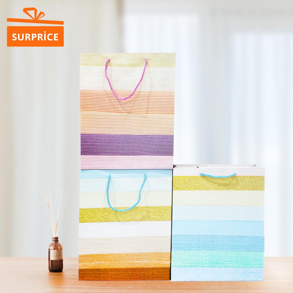 

Surprice Paper bag Rainbow 26x32.5cm / Paperbag Motif Belang / Goodie Bag