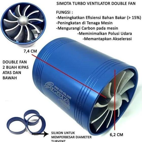 Simota Turbo Ventilator Alat Untuk Meningkatkan Performa Mesin Mobil
