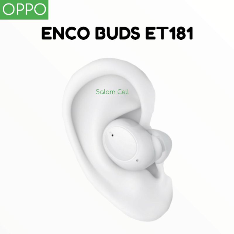 Headset Bluetooth Oppo ENCO BUDS ET181 TWS Original Garansi Resmi