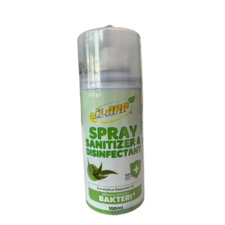 CLARA Spray Sanitizer and Disinfectant Eucalyptus Essential Oil 100ml