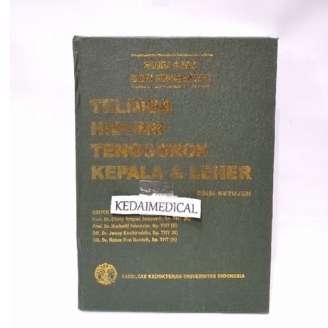 BUKU TELINGA HIDUNG TENGGOROKAN KEPALA DAN LEHER THT FKUI TERMURAH LARIS